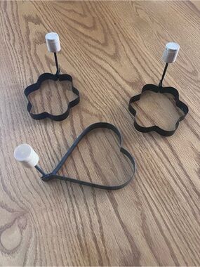 Heart and Flower Scrambled Egg Mold/Shaper